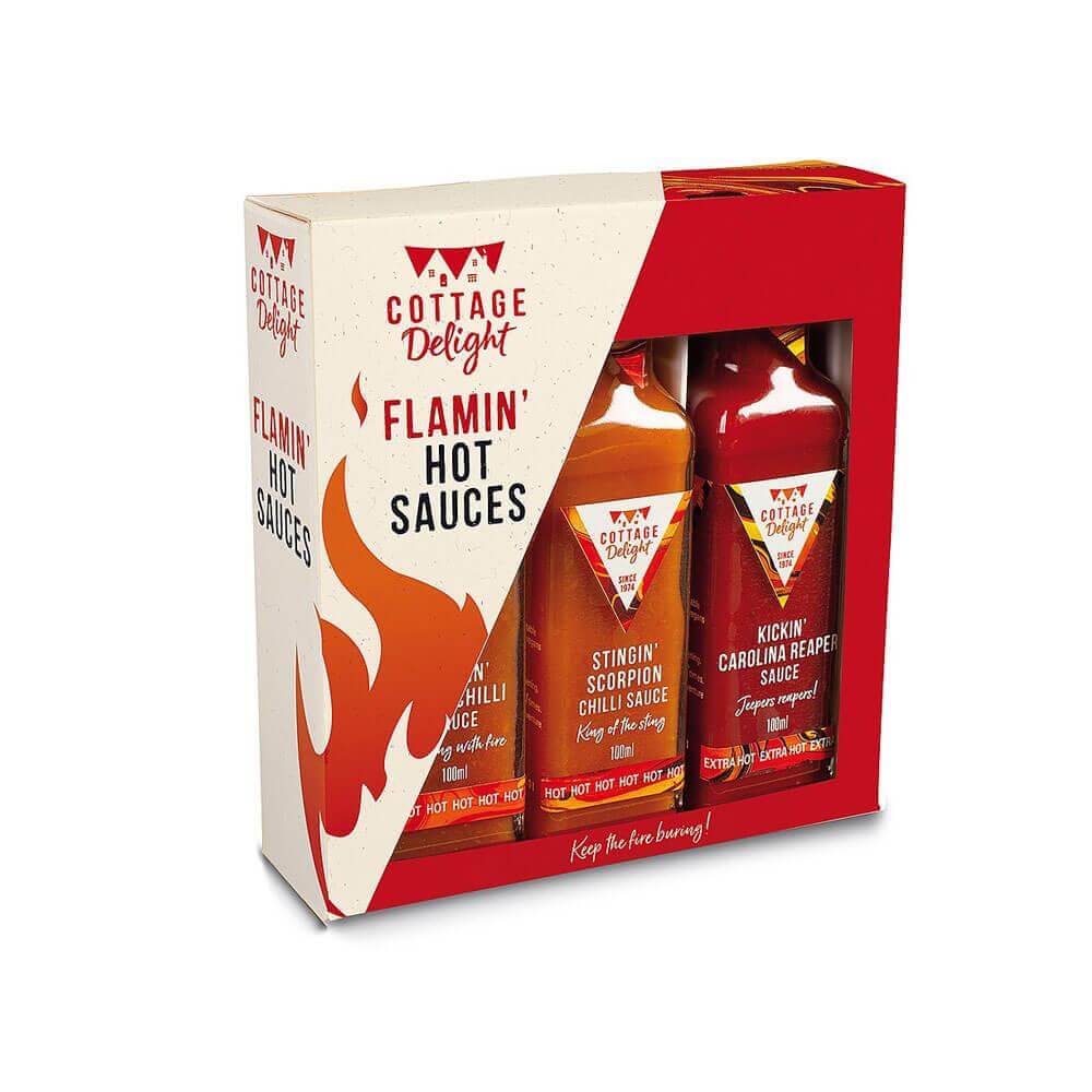 Cottage Delight Flaming Hot Sauces